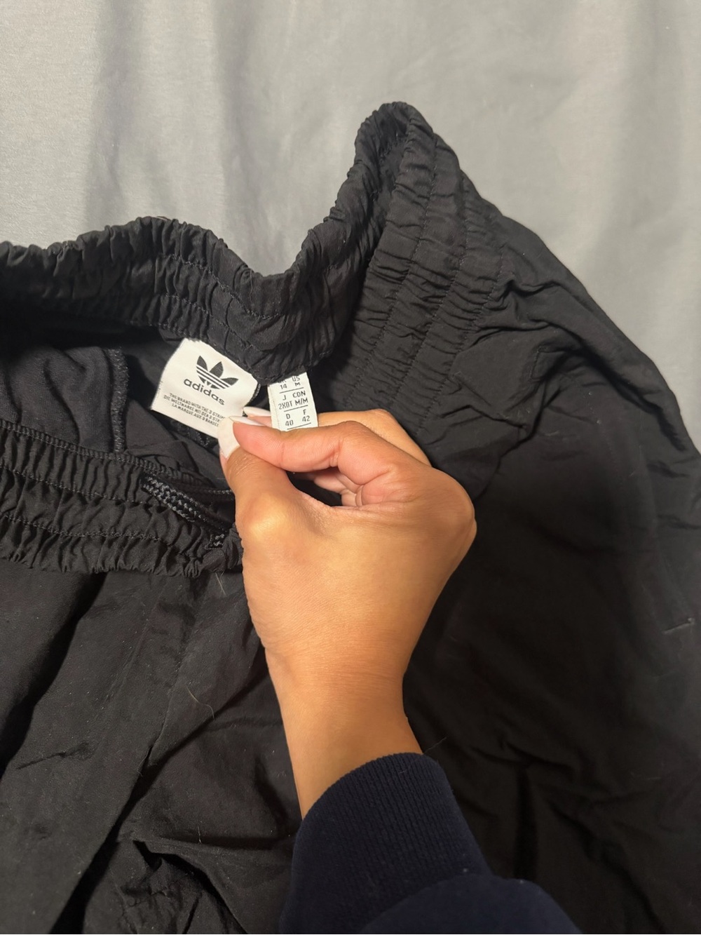 adidas Kids Black Elastic Waist Joggers